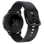 S.r13.1 Back Black StrapsCo Silicone Rubber Watch Band Strap For Samsung Galaxy Watch Active