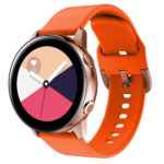 S.r13.12 Main Orange StrapsCo Silicone Rubber Watch Band Strap For Samsung Galaxy Watch Active
