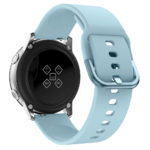 S.r13.5a Back Light Blue StrapsCo Silicone Rubber Watch Band Strap For Samsung Galaxy Watch Active