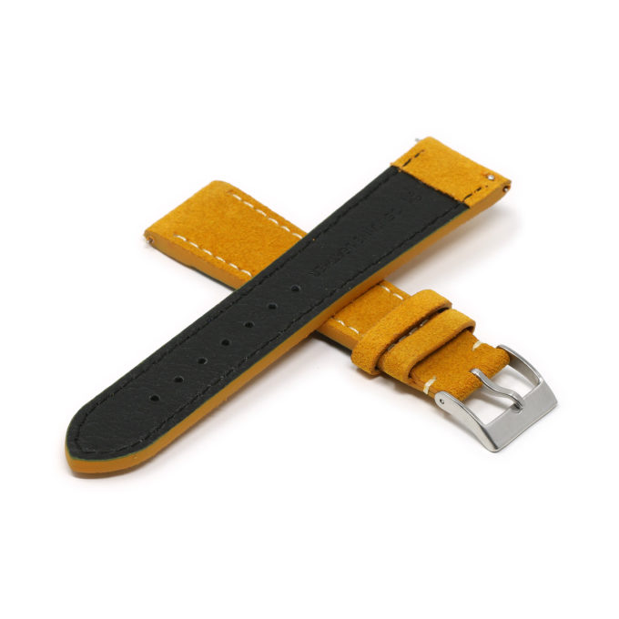 st34.12 Cross Orange StrapsCo Classic Suede Leather Watch Band Strap Mens Quick Release 16mm 18mm 19mm 20mm 21mm 22mm 24mm