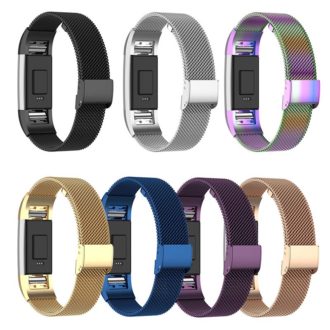 Fb.m1 All Colors StrapsCo Milanese Mesh Stainless Steel Watch Band Strap For FitBit Charge 2