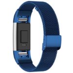 Fb.m1.5 Back Blue StrapsCo Milanese Mesh Stainless Steel Watch Band Strap For FitBit Charge 2