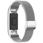 Fb.m1.ss Back Silver StrapsCo Milanese Mesh Stainless Steel Watch Band Strap For FitBit Charge 2