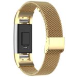 Fb.m1.yg Back Yellow Gold StrapsCo Milanese Mesh Stainless Steel Watch Band Strap For FitBit Charge 2