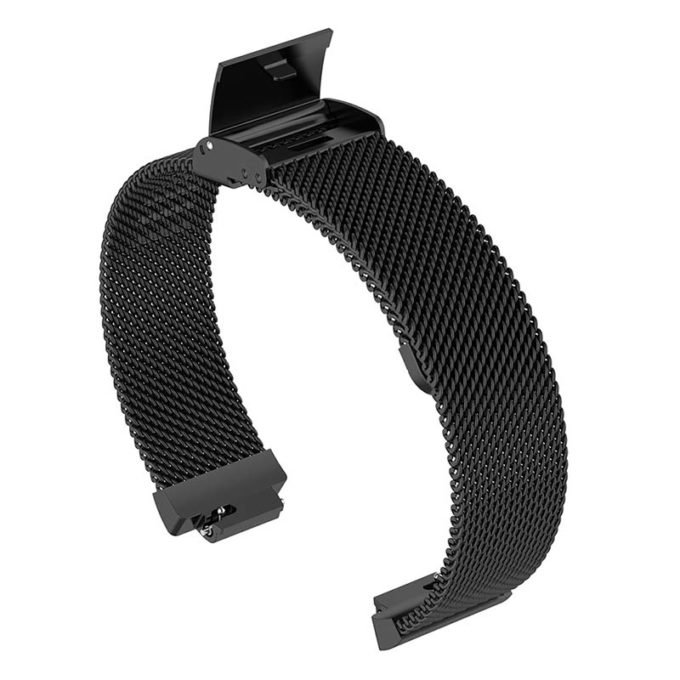 Fb.m102.mb Alt Black StrapsCo Stainless Steel Shark Mesh Watch Band Strap For Fitbit Inspire & Inspire HR