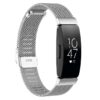 Fb.m102.ss Main Silver StrapsCo Stainless Steel Shark Mesh Watch Band Strap For Fitbit Inspire & Inspire HR
