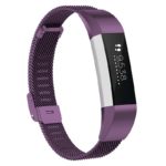 Fb.m3.18 Main Purple StrapsCo Milanese Mesh Stainless Steel Watch Band Strap For FitBit Alta, FitBit Alta HR, FitBit Ace
