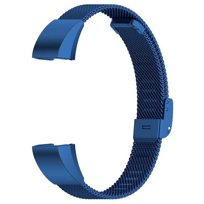 Fb.m3.5 Alt Blue StrapsCo Milanese Mesh Stainless Steel Watch Band Strap For FitBit Alta, FitBit Alta HR, FitBit Ace