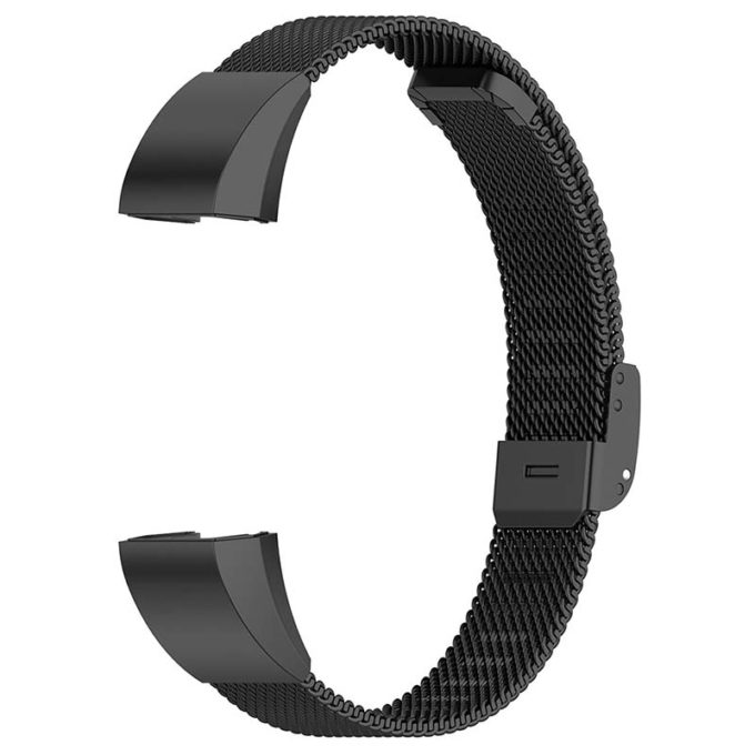 Fb.m3.mb Alt Black StrapsCo Milanese Mesh Stainless Steel Watch Band Strap For FitBit Alta, FitBit Alta HR, FitBit Ace