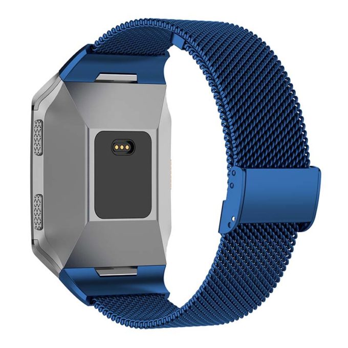 Fb.m32.5 Back Blue StrapsCo Milanese Mesh Stainless Steel Watch Band Strap For FitBit Ionic