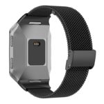 Fb.m32.mb Back Black StrapsCo Milanese Mesh Stainless Steel Watch Band Strap For FitBit Ionic