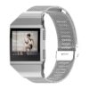 Fb.m32.ss Main Silver StrapsCo Milanese Mesh Stainless Steel Watch Band Strap For FitBit Ionic