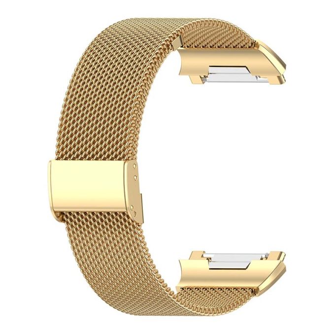 Fb.m32.yg Alt Yellow Gold StrapsCo Milanese Mesh Stainless Steel Watch Band Strap For FitBit Ionic