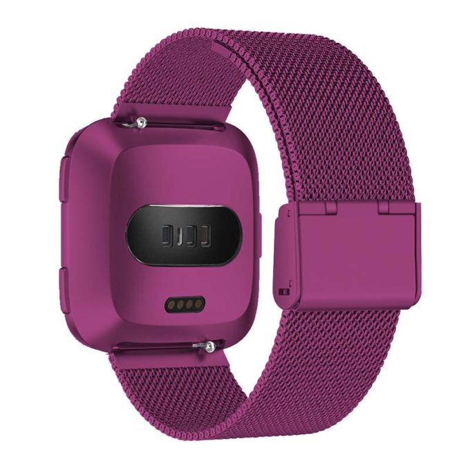 Fb.m54.18 Back Purple StrapsCo Milanese Mesh Stainless Steel Watch Band Strap For FitBit Versa