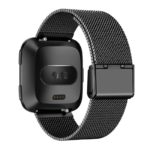 Fb.m54.mb Back Black StrapsCo Milanese Mesh Stainless Steel Watch Band Strap For FitBit Versa