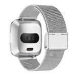 Fb.m54.ss Back Silver StrapsCo Milanese Mesh Stainless Steel Watch Band Strap For FitBit Versa