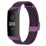 Fb.m66.18 Main Purple StrapsCo Stainless Steel Milanese Mesh Watch Band For Fitbit Charge 3 & Charge 4
