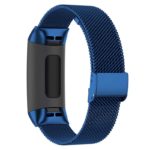 Fb.m66.5 Back Blue StrapsCo Stainless Steel Milanese Mesh Watch Band For Fitbit Charge 3 & Charge 4