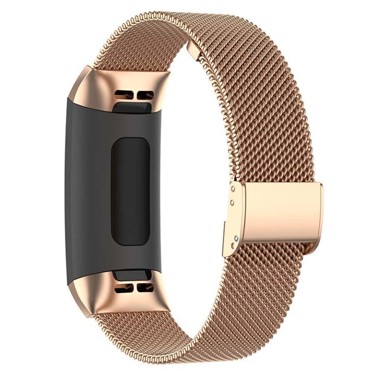 Milanese Mesh Band For Fitbit Charge 4 & Charge 3 | StrapsCo