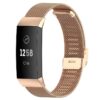 Fb.m66.rg Main Rose Gold StrapsCo Stainless Steel Milanese Mesh Watch Band For Fitbit Charge 3 & Charge 4