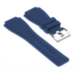 Pu7.5 Silicone Strap For Bell And Ross In Blue