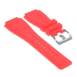 Pu7.6a Silicone Strap For Bell And Ross In Light Red 2