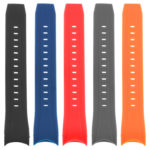 R.cz1 All Colors Strapsco Silicone Rubber Watch Band For Citizen Eco Drive Aqualand Chronograph
