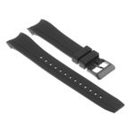 R.cz1.1.mb Angle Black Strapsco Silicone Rubber Watch Band For Citizen Eco Drive Aqualand Chronograph