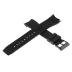 R.cz1.1.mb Cross Black Strapsco Silicone Rubber Watch Band For Citizen Eco Drive Aqualand Chronograph