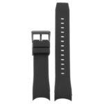 R.cz1.1.mb Up Black Strapsco Silicone Rubber Watch Band For Citizen Eco Drive Aqualand Chronograph