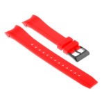 R.cz1.6.mb Angle Red Strapsco Silicone Rubber Watch Band For Citizen Eco Drive Aqualand Chronograph