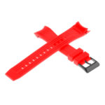 R.cz1.6.mb Cross Red Strapsco Silicone Rubber Watch Band For Citizen Eco Drive Aqualand Chronograph