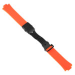 R.ors2.12.mb Alt Orange Strapsco Silicone Rubber Watch Band For ORIS Aquis