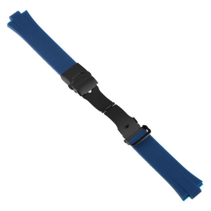 R.ors2.5.mb Alt Blue Strapsco Silicone Rubber Watch Band For ORIS Aquis