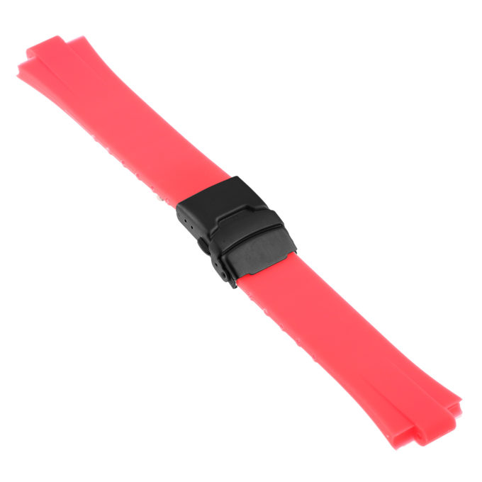 R.ors2.6.mb Main Red Strapsco Silicone Rubber Watch Band For ORIS Aquis