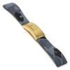 R.rx4.7.yg Main Charcoal Camo (Yellow Gold Clasp) StrapsCo Silicone Rubber Camo Replacement Watch Bands Strap For Rolex With Straight Ends