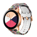 s.r12.c Main Candy Skulls StrapsCo Patterned Silicone Rubber Watch Band Strap for Samsung Galaxy Watch Active