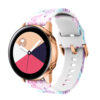 s.r12.e Main Butterfly StrapsCo Patterned Silicone Rubber Watch Band Strap for Samsung Galaxy Watch Active