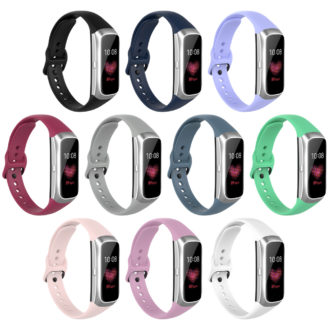 s.r15 All Colors StrapsCo Silicone Rubber Watch Band Strap for Samsung Galaxy Fit e