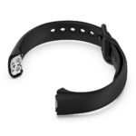 s.r15.1 Alt Black StrapsCo Silicone Rubber Watch Band Strap for Samsung Galaxy Fit e