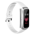 s.r15.22 Main White StrapsCo Silicone Rubber Watch Band Strap for Samsung Galaxy Fit e