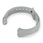 s.r15.7 Alt Grey StrapsCo Silicone Rubber Watch Band Strap for Samsung Galaxy Fit e