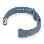 s.r15.7a Alt Blue Grey StrapsCo Silicone Rubber Watch Band Strap for Samsung Galaxy Fit e