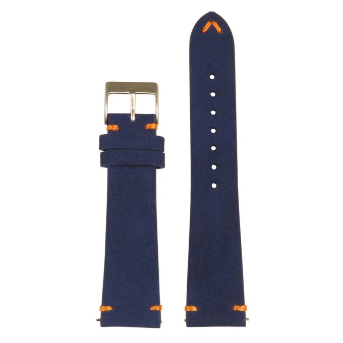 st28.5.12 Upright Suede Watch Strap in Blue Orange