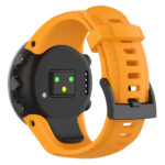 su.r25.12 Back Orange StrapsCo Silicone Rubber Watch Band Strap for Suunto 5