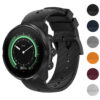 su.r26.1 Gallery Black StrapsCo Silicone Rubber Watch Band Strap for Suunto 9Spartan SportD5
