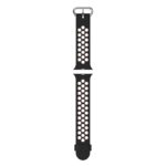 A.r2.1.13 Up Black & Pink StrapsCo Silicone Perforated Rubber Watch Band Strap For Apple Watch Series 12345