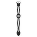 A.r2.1.7 Up Black & Grey StrapsCo Silicone Perforated Rubber Watch Band Strap For Apple Watch Series 12345