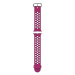 A.r2.18.1 Up Purple & Black StrapsCo Silicone Perforated Rubber Watch Band Strap For Apple Watch Series 12345