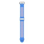 A.r2.5.6a Up Blue & Light Red StrapsCo Silicone Perforated Rubber Watch Band Strap For Apple Watch Series 12345